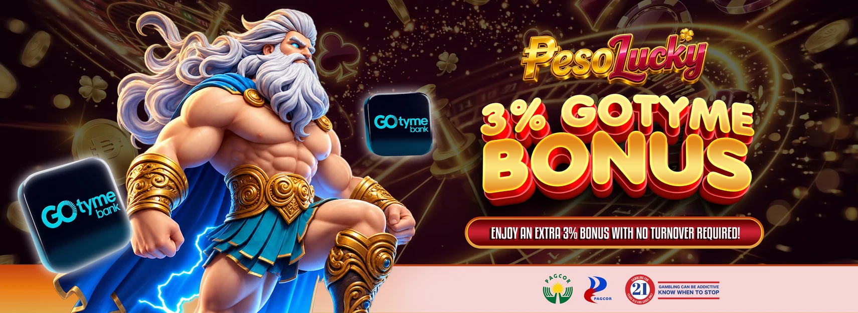 3% back on every GoTyme deposit